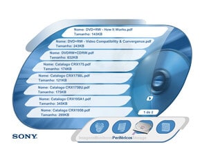 Sony - CD'rom, Flash, Action Script, Design, Animação